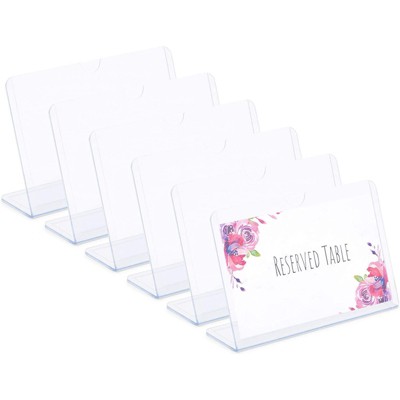 Juvale 100-pack Clear Adhesive Business Card Holder Pockets With  Self-adhesive Top Load Plastic Protector Sleeves Labels For Labeling,  3.75x2 In : Target