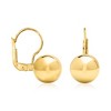 Ross-Simons Italian 18kt Gold Over Sterling Ball Drop Earrings - 3 of 4