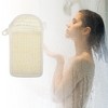 Unique Bargains Jute Bath Brush for Shower 5.51"x3.94" Beige 1 Pc - 2 of 4