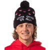 Pokemon Gotta Catch Em All Pokeball Embroidered Cuffed Knit Pom-Pom Beanie OSFM - 3 of 4