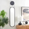 Aistina Mirror - 12.5" x 61" - MRR3072 - Matte Black - Safavieh - 2 of 4