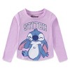 Disney Lilo & Stitch Girls Long Sleeve Shirt And Twill Skirt Set For Big Kids - Size 10 - 2 of 4