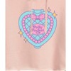 Women's - Polly Pocket - Polly Pocket Quilted Heart Case Cropped Graphic Hoodie - 2 of 3