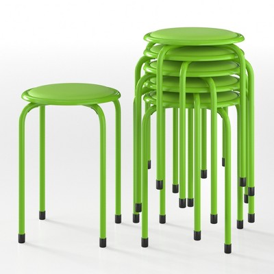 VECELO 6-Piece Stacking Stools, Portable Stackable Decoration Stools ...