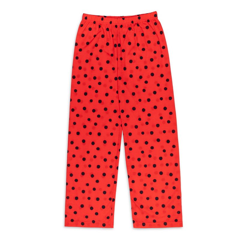 Miraculous Ladybug Girls Pajama Shirt Pants and Matching Doll Outfits 4 Piece Set Little Kid to Big Kid , 4 of 9