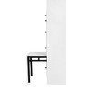 YOOCOZZ Versatile Tipping Bucket Shoe Cabinet with 3 Flip Drawers and Pull-down Seat-White - 4 of 4