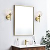 Elegant Lighting Ingrid 1 light Chrome and Clear Bath Sconce - 3 of 4