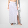 Women's Rose Pointelle Sweater Maxi Skirt - Wild Fable™ - 2 of 3