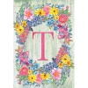 Briarwood Lane Spring Garden Flag 18x12.5 For Outdoor Spring Monogram Letter T Garden Flag Flag For Spring Garden Flag Flags For Outside - 3 of 4