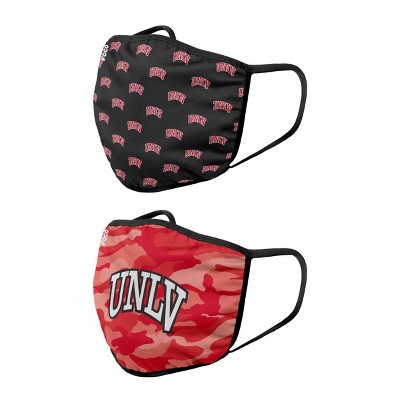 NCAA UNLV Rebels Youth Clutch Printed Face Covering 2pk