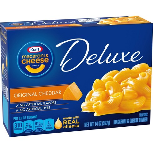 Kraft Macaroni Cheese Deluxe Original Cheddar 14oz Target