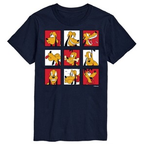 Men's - Disney - Pluto Grid Short Sleeve Graphic T-Shirt - 1 of 4