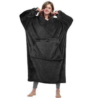 Catalonia Womens' Full Body Oversized Blanket Hoodie Sweatshirt, Extra Long Wearable Fleece Pullover, Gift for Women Wife Girlfriend