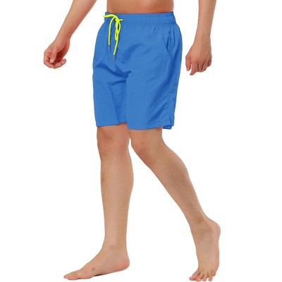 TATT 21 Men's Summer Holiday Beach Elastic Waistband Surfing Mesh Lining Swim Shorts Blue 32 — фото 4