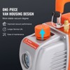 VEVOR 5 Gallon Vacuum Chamber and 3.5 CFM Pump Kit, Tempered Glass Lid Vacuum Degassing Chamber Kit, Single Stage Vacuum Pump, Orange&Silver - 3 of 4