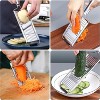 Attop 7 in 1 Multifunctional Vegetable Slicer Set, Vegetable Shredder, Cheese Grater, Cabbage Shredder, Cucumber Slicer, Stainless Steel Slicer - 4 of 4