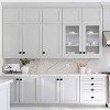 Attop 10 Pack 1-1/4 Inch Kitchen Cabinet Knobs Matte Black Zinc Pulls Door Handles for Dresser Drawers - 3 of 4