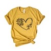 Simply Sage Market Gigi Heart Outline Short Sleeve Tee - 3 of 4