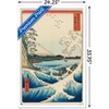 Trends International Hiroshige - The Sea at Satta Framed Wall Poster Prints - 3 of 4