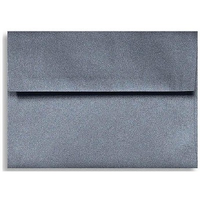 LUX A1 Invitation Envelopes 3 5/8 x 5 1/8 50/Box Anthracite Metallic 5365-15-50