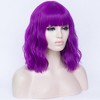 Unique Bargains Women's Halloween Loose Wavy Curly Wigs with Wig Cap - 4 of 4