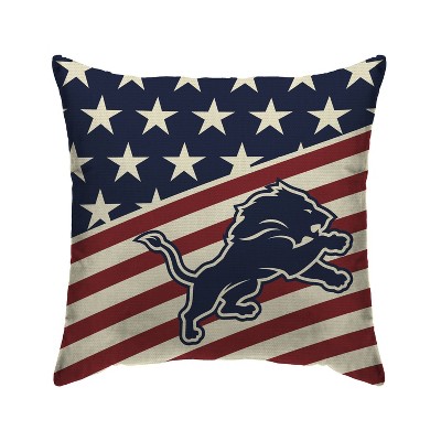 NFL Detroit Lions Americana Decorative Throw Pillow