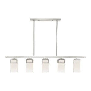 Livex Lighting Harding 5 - Light Chandelier in  Brushed Nickel - 1 of 4