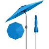 9FT Patio Umbrella Outdoor, Market Umbrella, Table Umbrella with Push Button Tilt and Crank, 8 Sturdy Ribs UV Protection Waterproof - 4 of 4