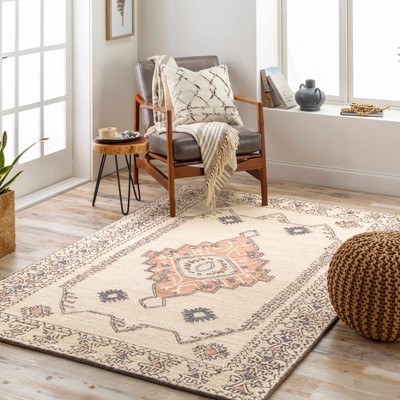 Hauteloom Rectangle Area Rug   Peach