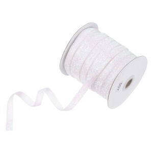 Unique Bargains Metallic Velvet Flexible Ribbon for Crafts 3/8 Inch x 50 Yards 1 Pc - 1 of 4