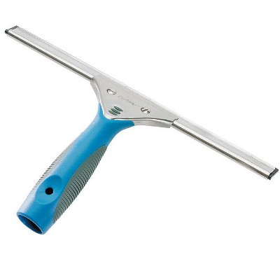 Ettore 12-Inch Stainless Steel ProGrip Squeegee