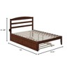AFI Furnishings Warren Platform Bed F with T Trundle AW - 2 of 4