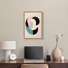 Art Remedy Cubist Style Jade Ring Contemporary Shapes Abstract Wall Art Framed - 2 of 4