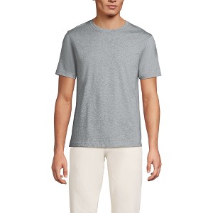 Lands' End Men's Short Sleeve Cotton Supima Tee - 1 of 3