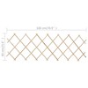 vidaXL Trellis Fences Garden Trellis Lattice Fence for Outdoor Fence Firwood - 4 of 4