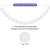 Unique Bargains Party Decoration 24 Felt Balls Hanging Garland 2 Pcs - 2 of 4