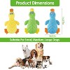 Chery Life Duck-Shaped Dog Plush Toy With Squeaky Ball Crinkle Paper Cute Interactive Puppy Toy for Small Medium Large Dogs, 3Pcs - 2 of 4