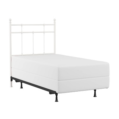 Full Providence Metal Bed with Spindle and Casting Design Soft White - Hillsdale Furniture