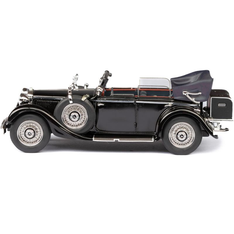 1933-37 Mercedes-Benz 290 W18 Cabriolet D Black Limited Edition to 250 pieces Worldwide 1/43 Model Car by Esval Models, 2 of 6