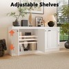 GustoWave 62.99 Inch Modern Buffet Cabinet, 4-Door Sideboard Cabinet with Storage,  for Living Room, Dining Room & Office - 4 of 4
