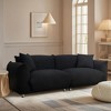 CAVINAS Single Sofa Accent Chair Fabric Cotton Linen Chair Modern Upholstered 1-seater Sofa Couch for Apartment and the Living Room - 3 of 4