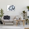 Stupell Industries Monochrome Ink Dog Portrait Abstract Watercolor Detail Black Framed Giclee Art - 2 of 4