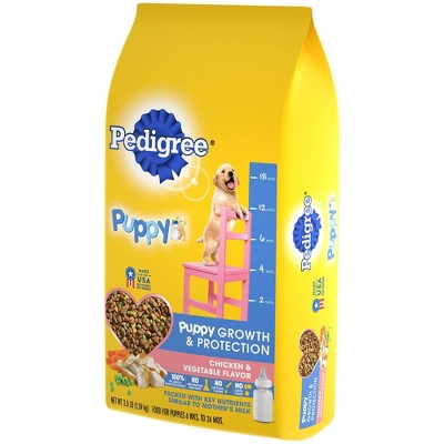 Buy Pedigree Chicken & Vegetable Flavor Puppy Growth & Protection Complete & Balanced Dry Dog