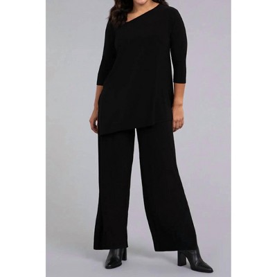Women's 3/4 Sleeve Angle Tunic Top - Sympli