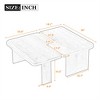 OUTSUPPLY Modular Coffee Table Set, Modern Splicing Design MDF Table, 2-Piece Convertible Living Room Furniture - 2 of 4
