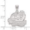 Black Bow Jewelry 10k White Gold Old Dominion Monarchs NCAA Large Pendant - 2 of 3