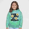 The Juniper Shop SmileyWorld Your Best Is Enough Floral Toddler Hoodie - 3 of 4