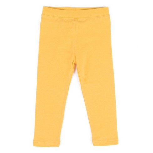 Girls' Smiley Leggings - Cat & Jack™ Light Yellow : Target