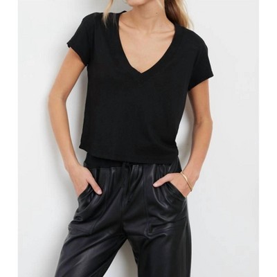 Women's Suri Organic Deep V Tee - LAmade