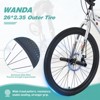 INFURNIC Bicycles Freestyle Kids Bike with Shimano 7 Speed and Double Disc Brakes for Boys and Girls 12 Years and Up, Silver, 68.8"*26.77"*47.6" - 2 of 4